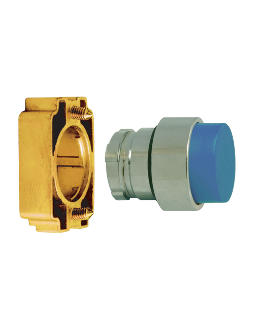 Altech 2AP6 Projecting Momentary - Non-Illuminated Metal Operator