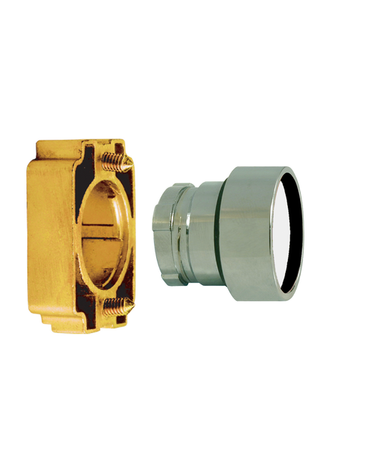Altech 2AF1RH Recessed Momentary - Non-Illuminated Metal Operator