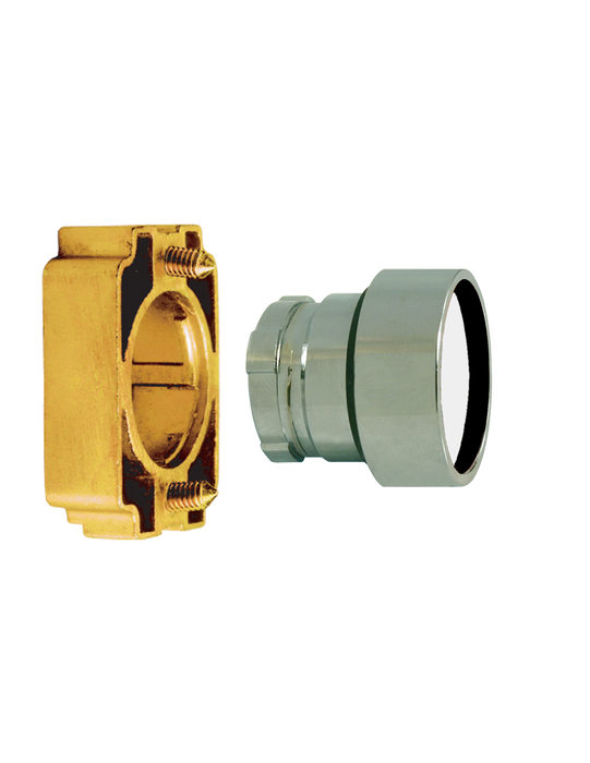 Altech 2AF1RH Recessed Momentary - Non-Illuminated Metal Operator