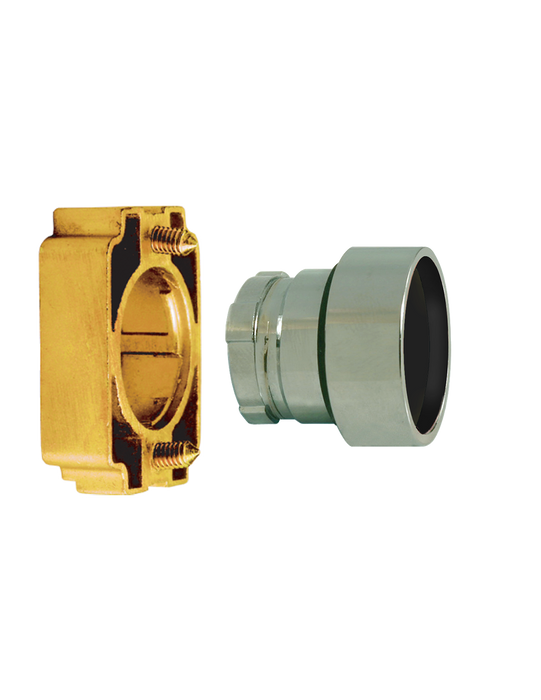 Altech 2AF2RH Recessed Momentary - Non-Illuminated Metal Operator