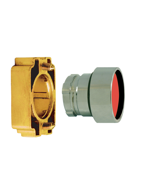 Altech 2AF4RH Recessed Momentary - Non-Illuminated Metal Operator