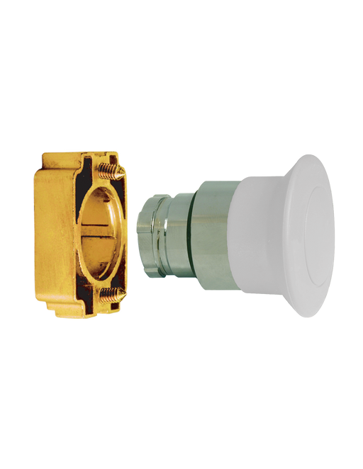 Altech 2AM1 Mushroom Momentary - Non-Illuminated Metal Operator