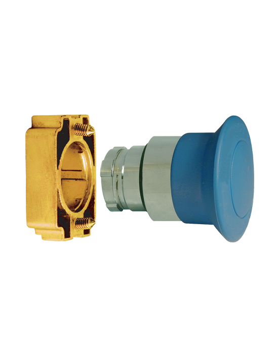 Altech 2AM6 Mushroom Momentary - Non-Illuminated Metal Operator