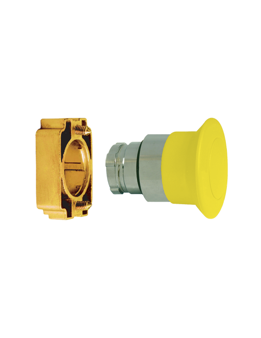 Altech 2AM8 Mushroom Momentary - Non-Illuminated Metal Operator