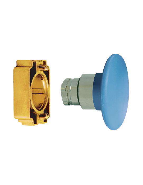 Altech 2AMJ6 Mushroom Momentary Large- Non-Illuminated Metal Operator