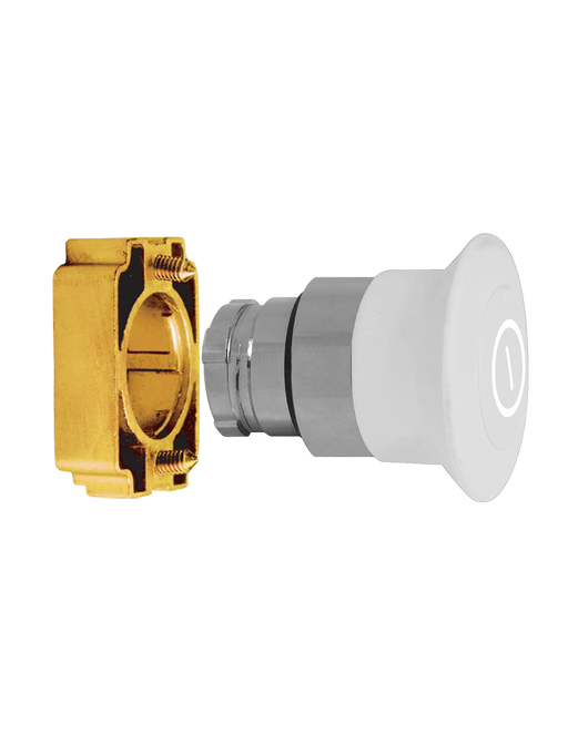 Altech 2AMPP1 Mushroom Push-Pull - Non-Illuminated Metal Operator
