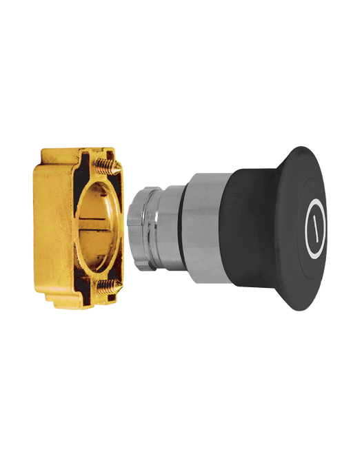 Altech 2AMPP2 Mushroom Push-Pull - Non-Illuminated Metal Operator