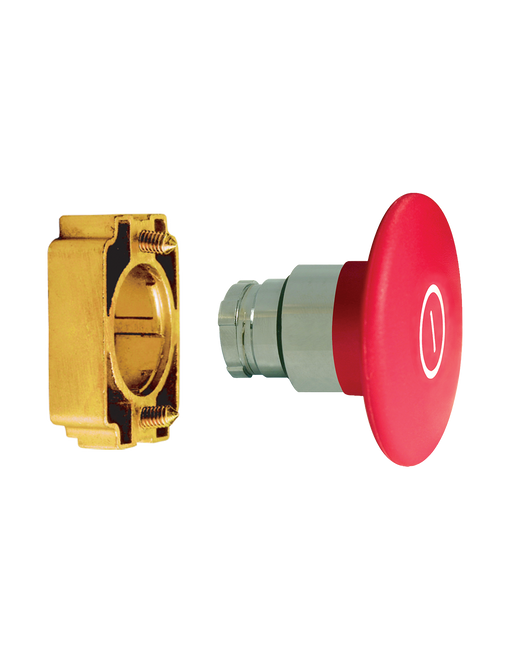 Altech 2AMPPJ4 Mushroom Push-Pull Large - Non-Illuminated Metal Operator