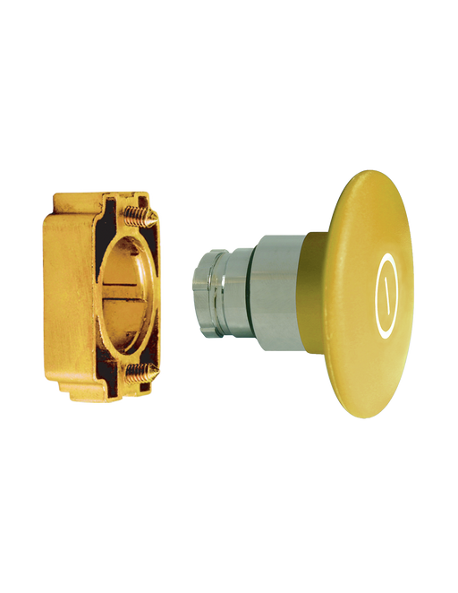 Altech 2AMPPJ8 Mushroom Push-Pull Large - Non-Illuminated Metal Operator