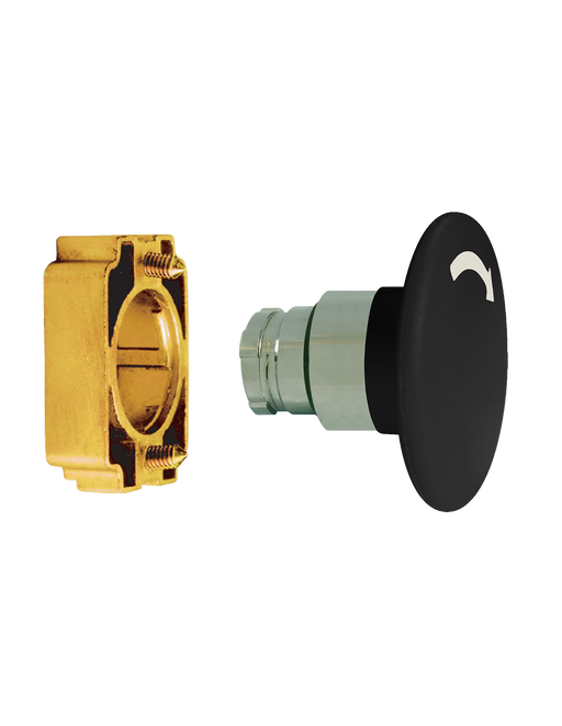 Altech 2AMLJ2 Mushroom Push-Turn Large - Non-Illuminated Metal Operator