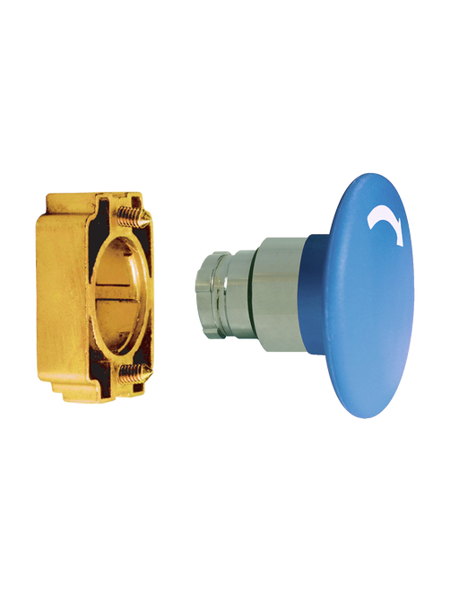 Altech 2AMLJ6 Mushroom Push-Turn Large - Non-Illuminated Metal Operator