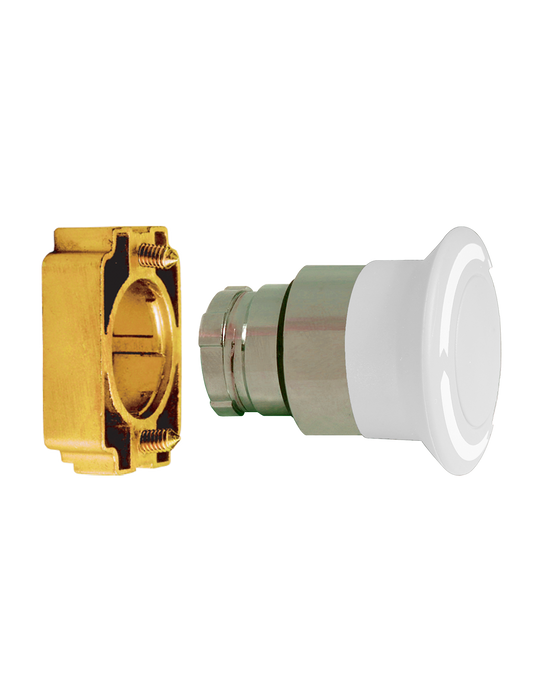 Altech 2AML1 Mushroom Push-Turn - Non-Illuminated Metal Operator