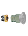 Altech 2ALM7LB-024 Mushroom Illuminated Momentary - Illuminated Mushroom Metal Operator