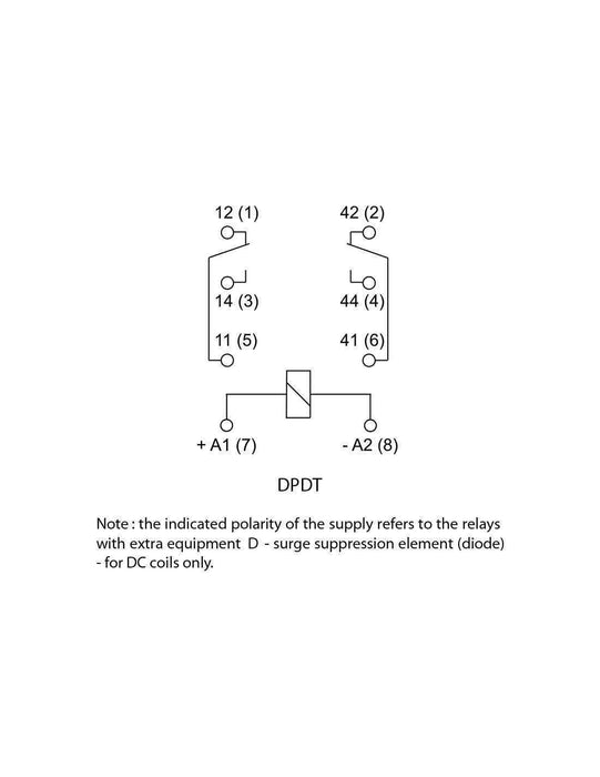 Altech RY2-2012-26-5230-L DPDT, 12A Industrial Electromagnetic Relay