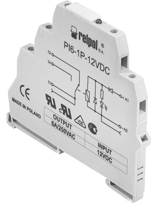 Altech PI6-1T-5...32VDC SPST(1NO) DC Coil, Solid State Module Relay