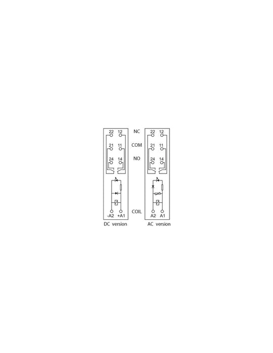 Altech PI84-120AC-M93G GTZ80 Socket, PI84 Interface Relay