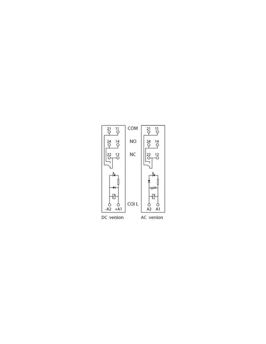 Altech PI85-024DC-00LV GTM80 Socket, PI85 Interface Relay