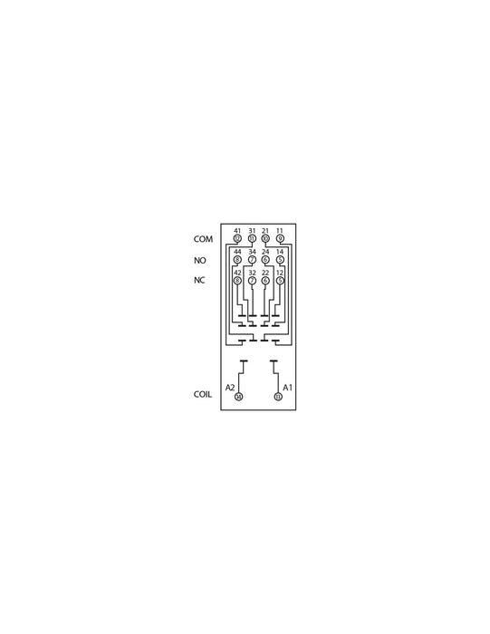 Altech GZMB4 Plug-In Relay Socket for R4 Series