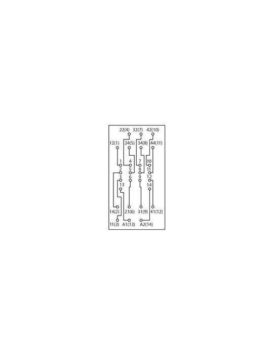 Altech GZ14U Plug-In Relay Socket for R15 4PDT Series