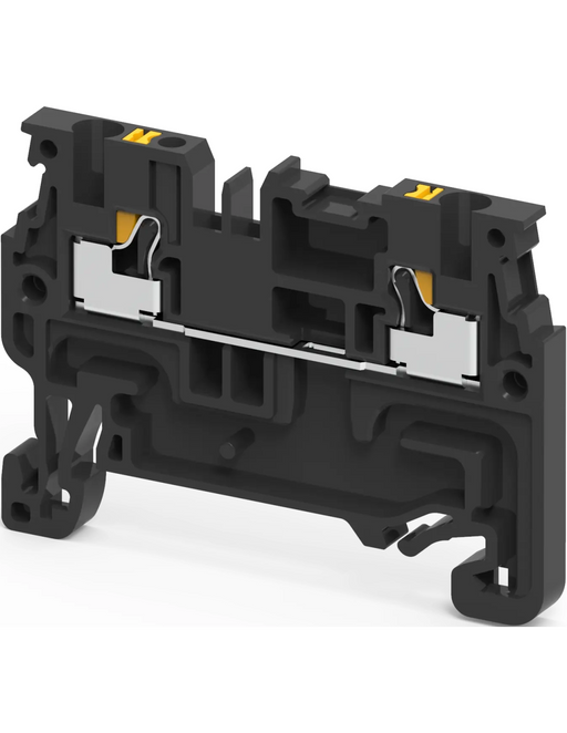 Altech CP1.5/BL Black - Single Level Feed-Through Terminal Block