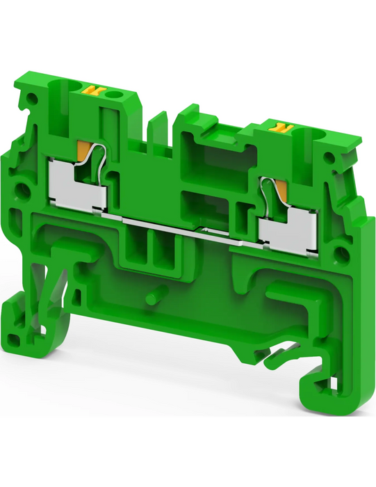 Altech CP1.5/G Green - Single Level Feed-Through Terminal Block