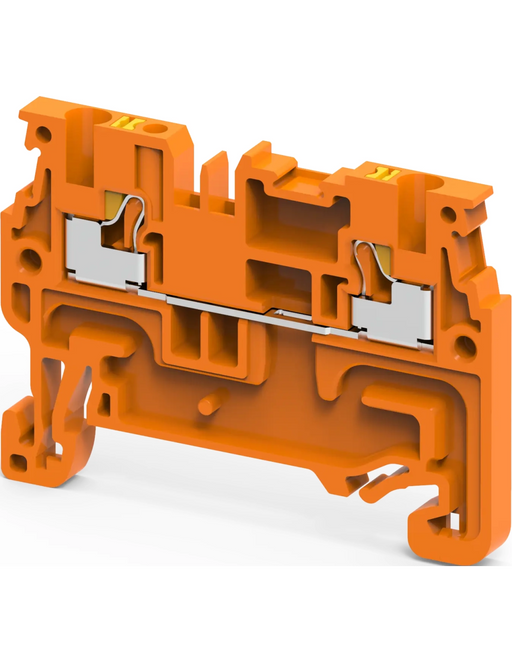 Altech CP1.5/O Orange - Single Level Feed-Through Terminal Block