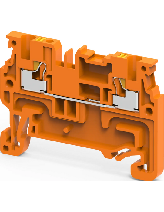 Altech CP1.5/O Orange - Single Level Feed-Through Terminal Block