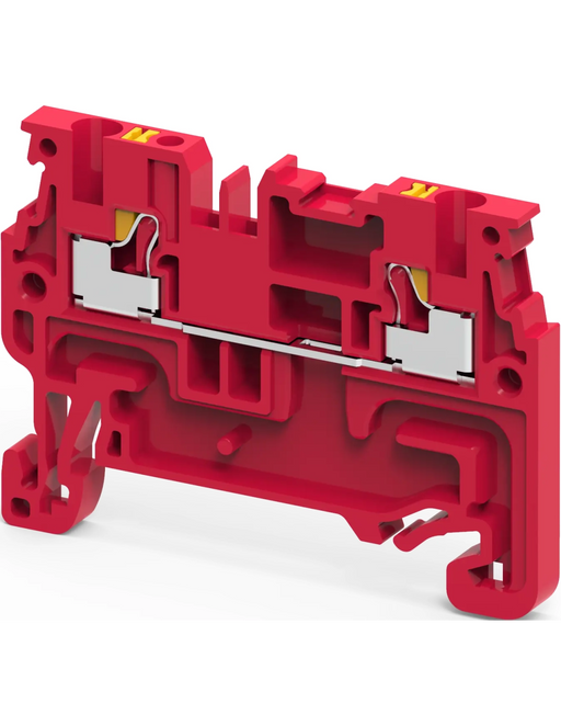 Altech CP1.5/R Red - Single Level Feed-Through Terminal Block