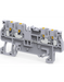 Altech CP1.5/4 Grey - Feed-Through, 4 Connection Terminal Block