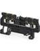 Altech CP1.5/4/BL Black - Feed-Through, 4 Connection Terminal Block