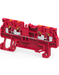 Altech CP1.5/4/R Red - Feed-Through, 4 Connection Terminal Block