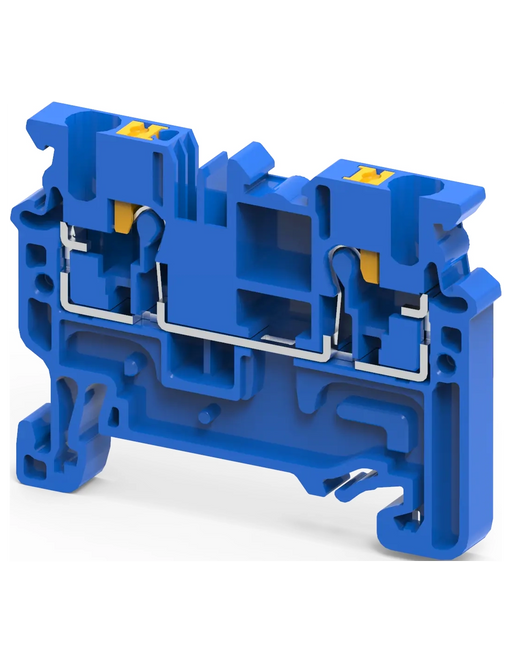 Altech CP2.5/BU Blue - Single Level, 2 Connection Terminal Block