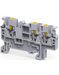 Altech CP2.5/3 Grey - Feed-Through, 3 Connection Terminal Block