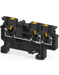 Altech CP2.5/3/BL Black - Feed-Through, 3 Connection Terminal Block
