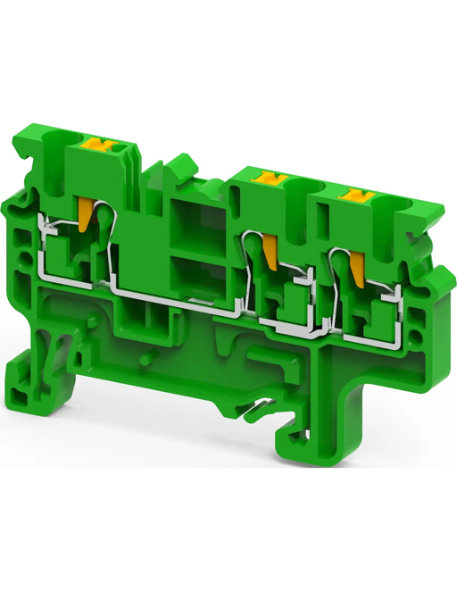 Altech CP2.5/3/G Green - Feed-Through, 3 Connection Terminal Block