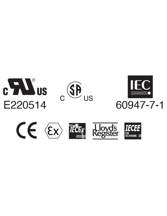 Altech CP2.5/4 Grey - Feed-Through, 4 Connection Terminal Block