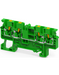 Altech CP2.5/4/G Green - Feed-Through, 4 Connection Terminal Block