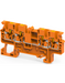 Altech CP2.5/4/O Orange - Feed-Through, 4 Connection Terminal Block