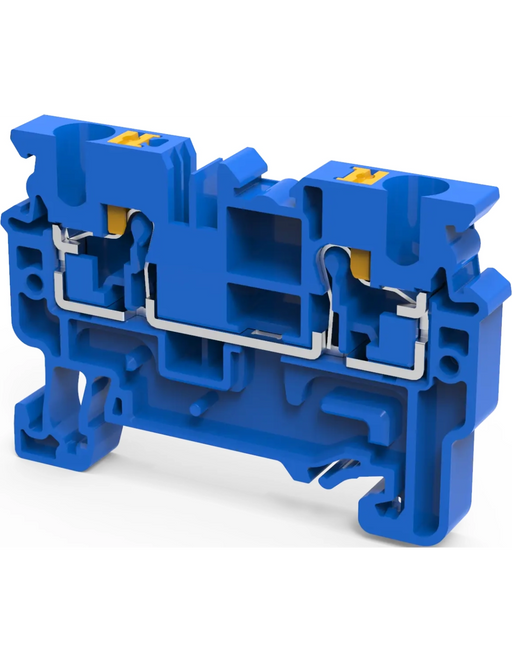 Altech CP4/BU Feed-Through, 2 Connection Terminal Block
