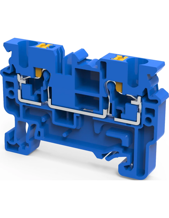 Altech CP4/BU Feed-Through, 2 Connection Terminal Block