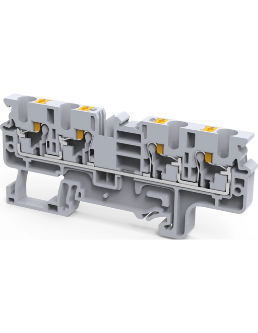 Altech CP4/4 Feed-Through, 4 Connection Terminal Block