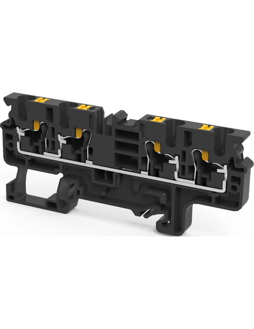 Altech CP4/4/BL Feed-Through, 4 Connection Terminal Block