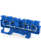 Altech CP4/4/BU Feed-Through, 4 Connection Terminal Block