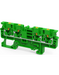 Altech CP4/4/G Feed-Through, 4 Connection Terminal Block