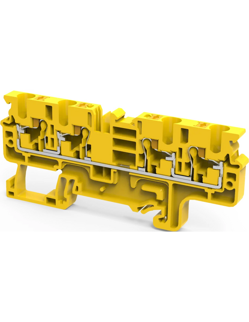 Altech CP4/4/Y Feed-Through, 4 Connection Terminal Block