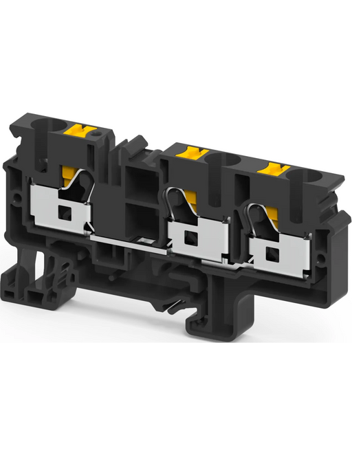 Altech CP6/10/3/BL Feed-Through, 3 Connection Terminal Block