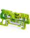 Altech CPG1.5/4 Yellow/Green - 4 Connection Ground Terminal Block