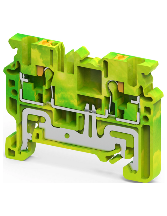 Altech CPG2.5 Yellow/Green - Ground Terminal Block