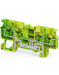 Altech CPG2.5/4 Yellow/Green - 4 Connection Ground Terminal Block