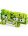 Altech CPG6/10/3 Yellow/Green - 3 Connection Ground Terminal Block